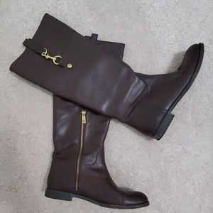 Authentic Coach Leather Boots